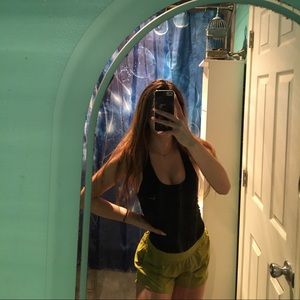 Rare Tall Hotty Hot Green Lululemon shorts